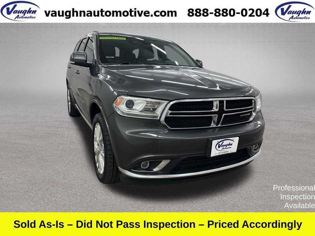2016 Dodge Durango Limited in Granite Crystal Metallic Clearcoat — front three-quarter view