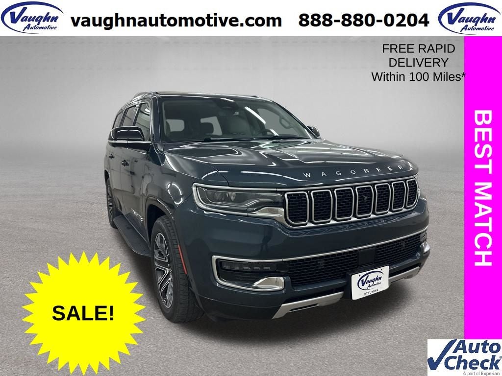 2024 Jeep Wagoneer Series II in River Rock — front three-quarter view
