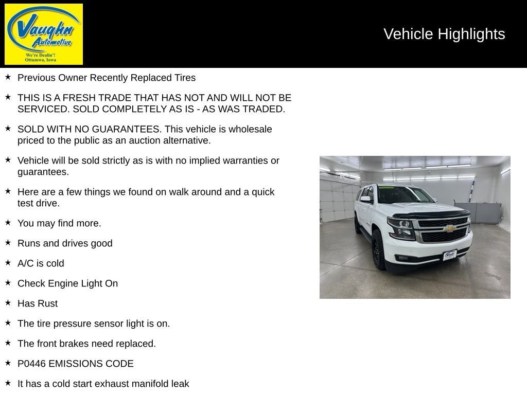 2017 Chevrolet Suburban — side profile view
