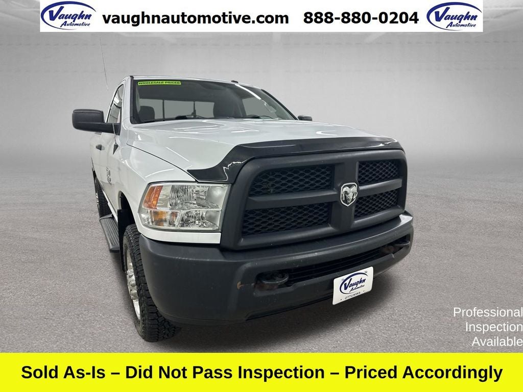 2014 RAM 2500 Tradesman in Bright White Clearcoat — front three-quarter view