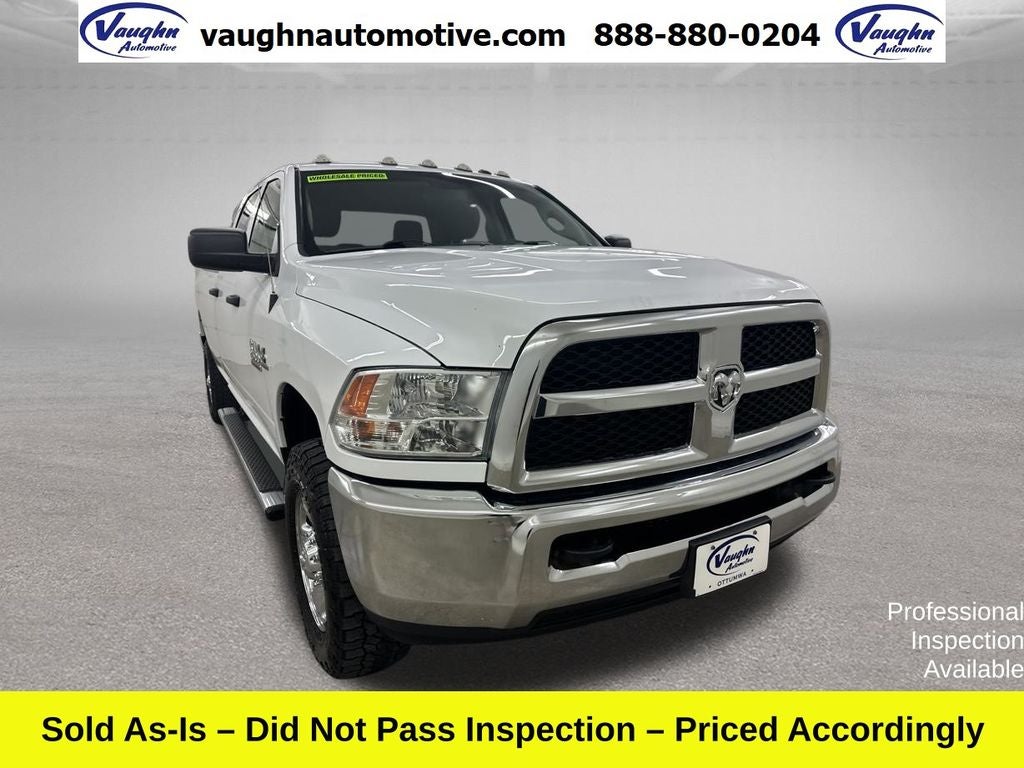 2018 RAM 2500 Tradesman in Bright White Clearcoat — front three-quarter view