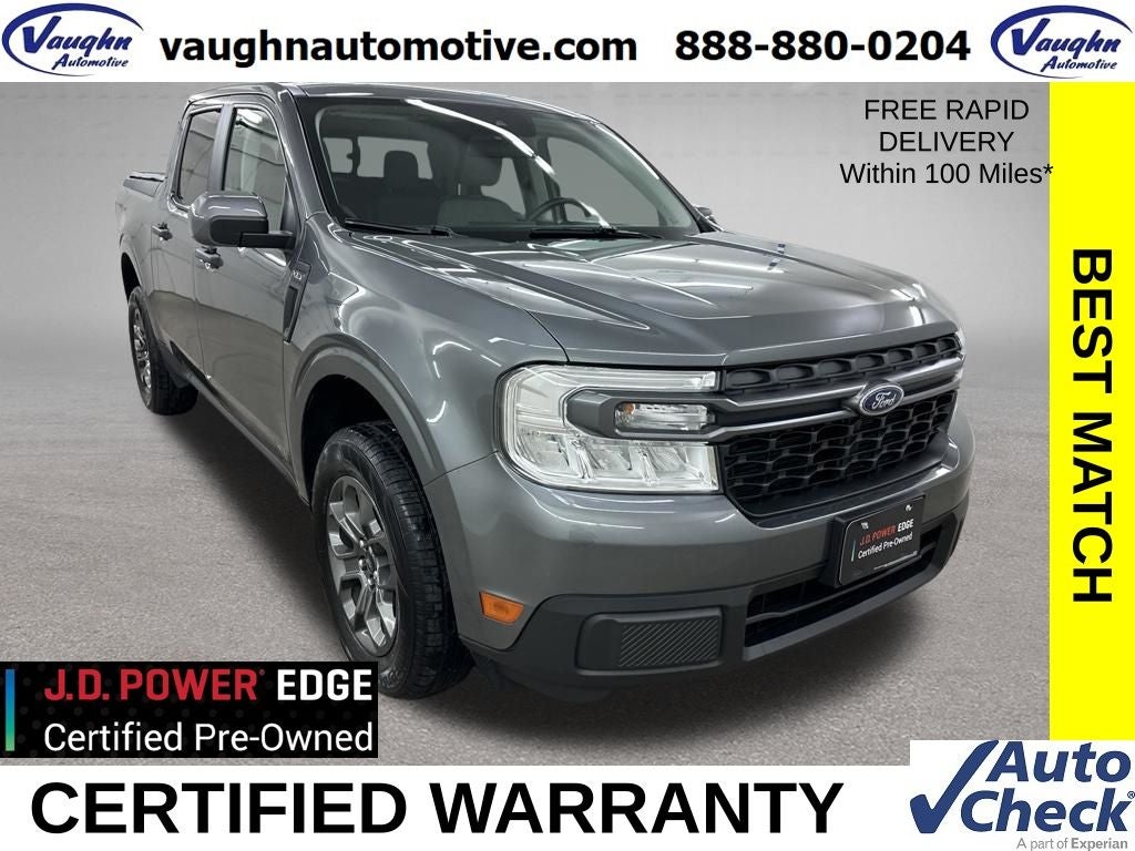2023 Ford Maverick XLT in Carbonized Gray Metallic — front three-quarter view